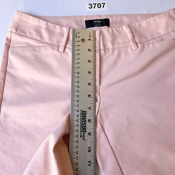 Mossimo Stretch Extensible Women Dress Shorts size 2 Above Knee Sweet Pink - Picture 6 of 9